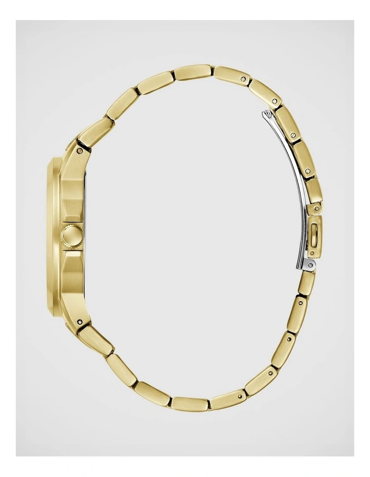 GUESS Mens Gold-Tone Analogue Watch image 2