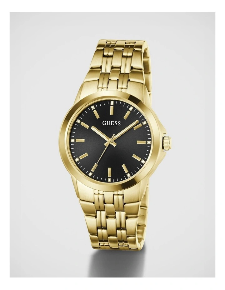 GUESS Mens Gold-Tone Analogue Watch image 5