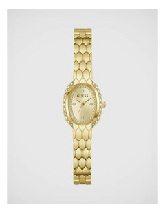 GUESS Ladies Gold-Tone Analogue Watch