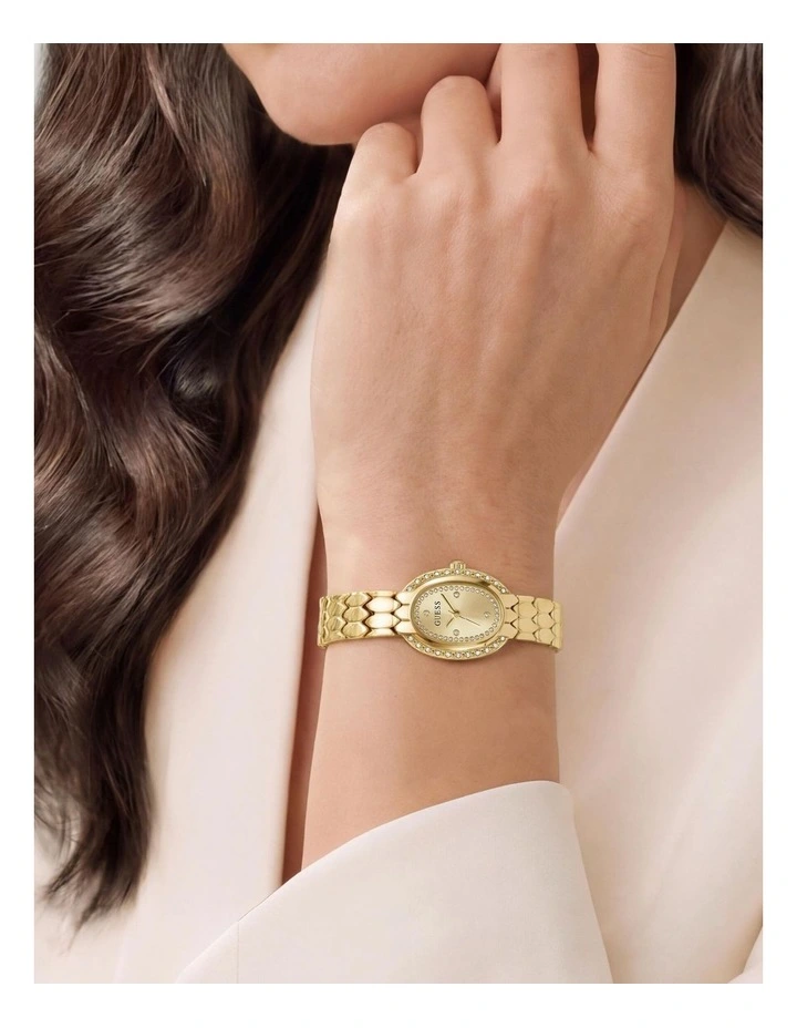 GUESS Ladies Gold-Tone Analogue Watch image 2