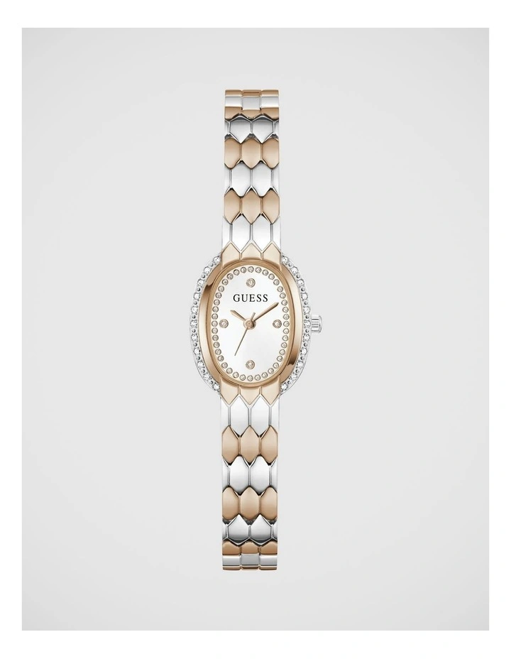 GUESS Ladies Two-Tone Analogue Watch image 1