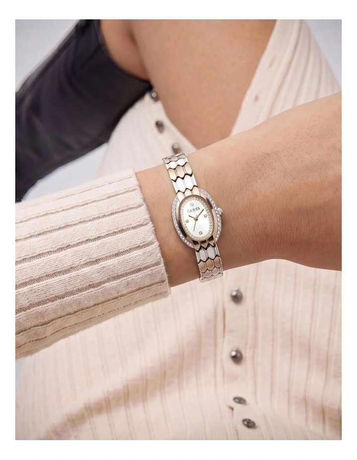 GUESS Ladies Two-Tone Analogue Watch image 2
