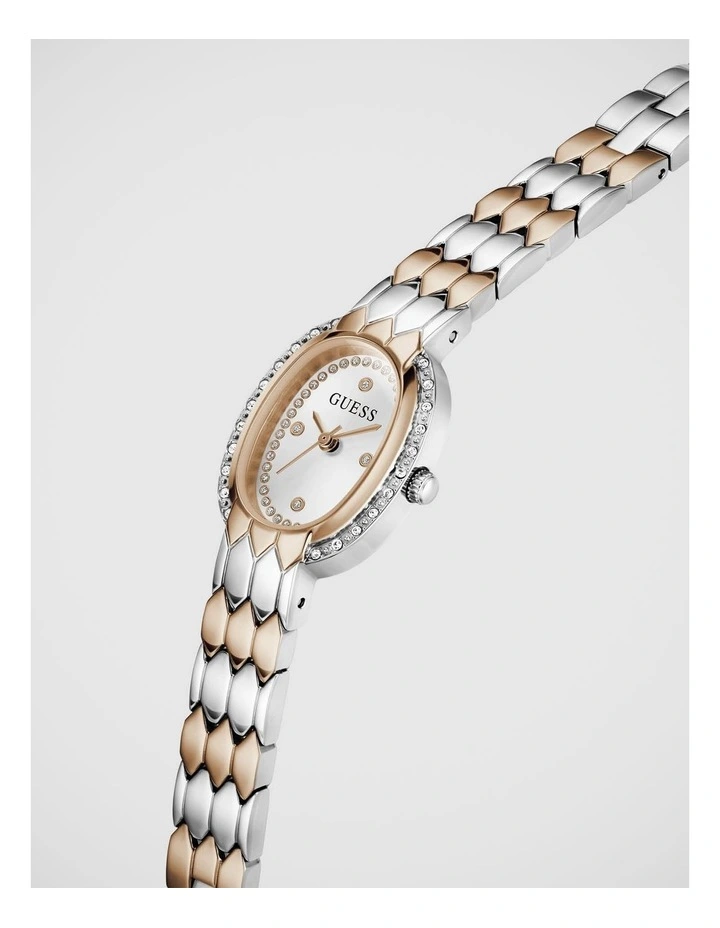 GUESS Ladies Two-Tone Analogue Watch image 4