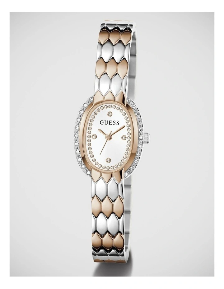 GUESS Ladies Two-Tone Analogue Watch image 5