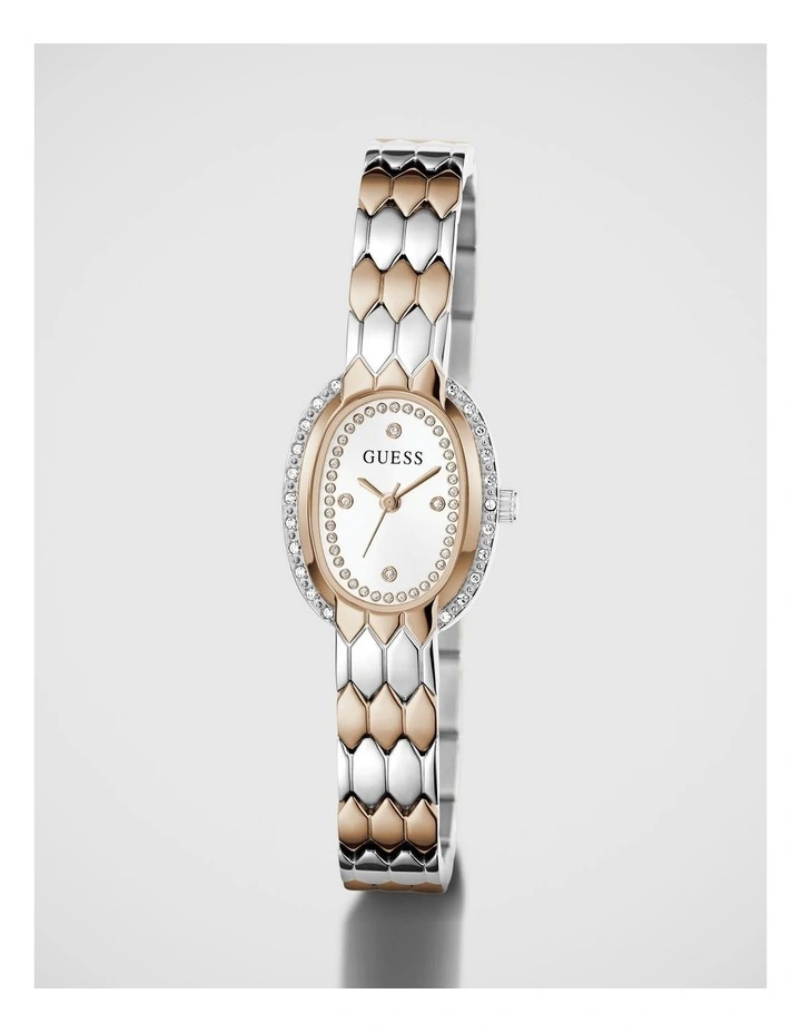 GUESS Ladies Two-Tone Analogue Watch image 5