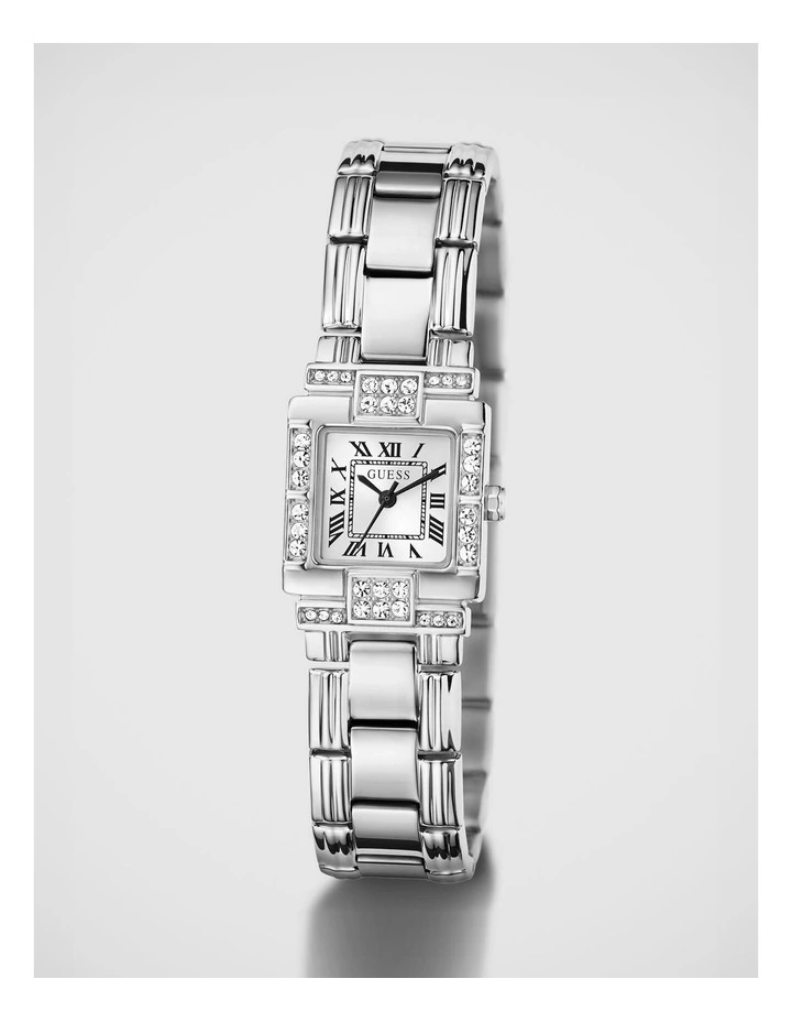 GUESS Ladies Silver-Tone Analogue Watch image 5