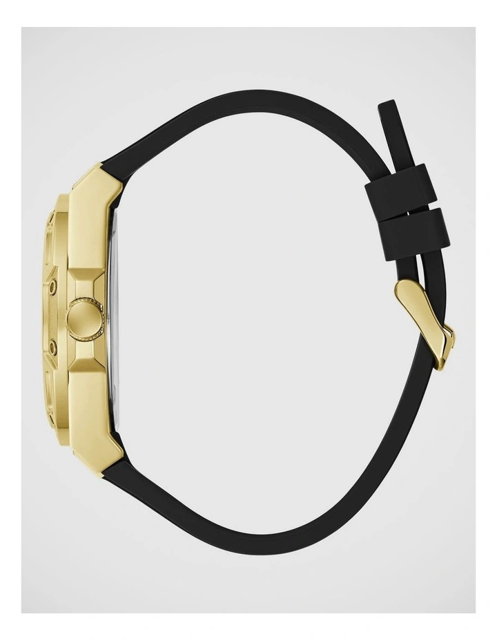 GUESS Mens Gold-Tone Multifunction Watch image 2