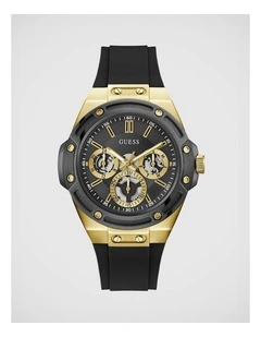 GUESS Mens Black Multifunction Watch