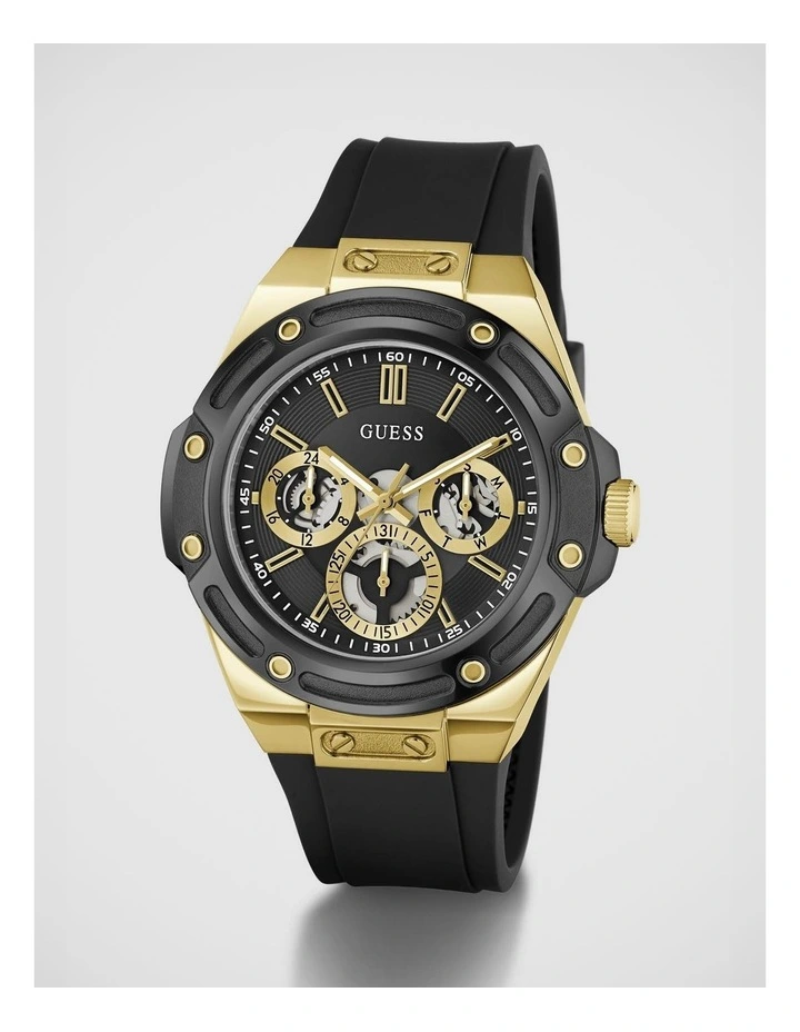 GUESS Mens Black Multifunction Watch image 5