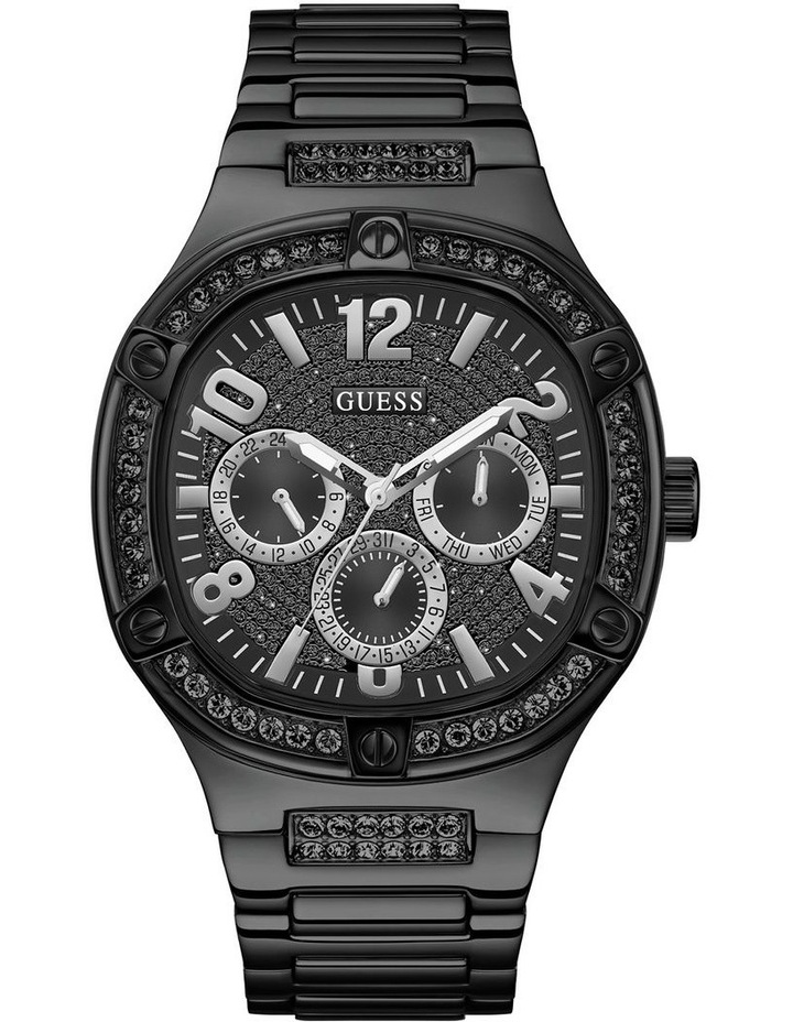 All black guess watch clearance
