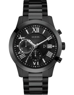 Atlas Stainless Steel Watch in Black
