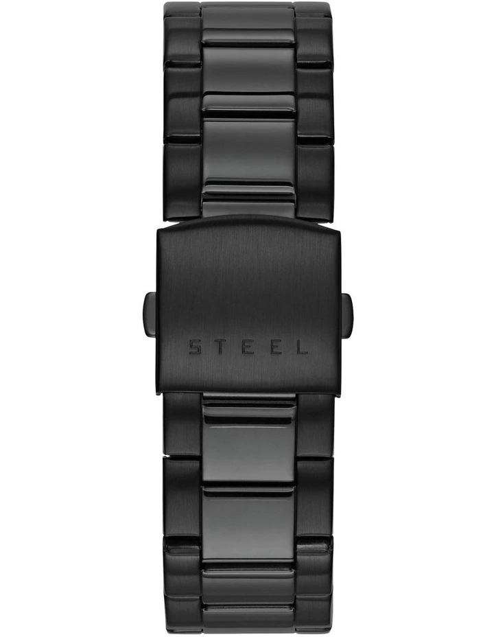 Atlas Stainless Steel Watch in Black image 3