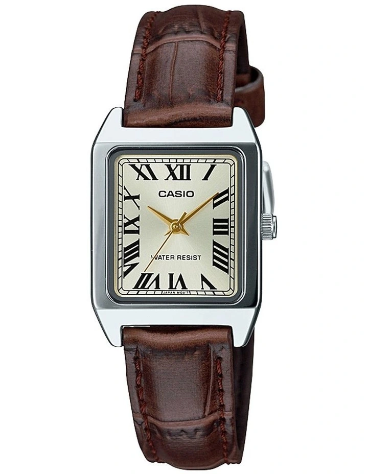 Leather Watch in Brown image 1