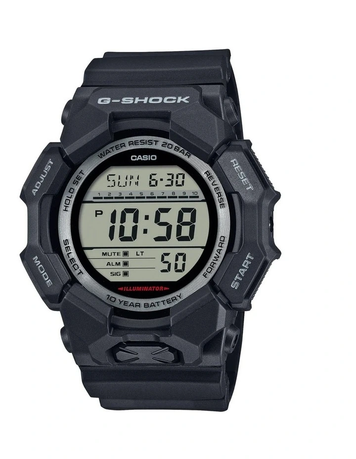 GD010-1D Digital Watch in Black image 1