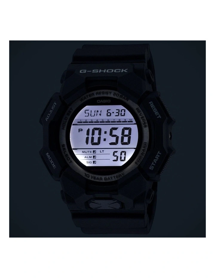 GD010-1D Digital Watch in Black image 4