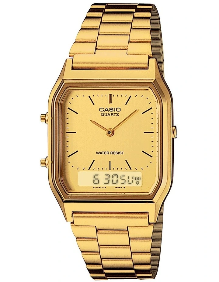 Casio AQ230GA-9DS Gold Duo Watch image 1