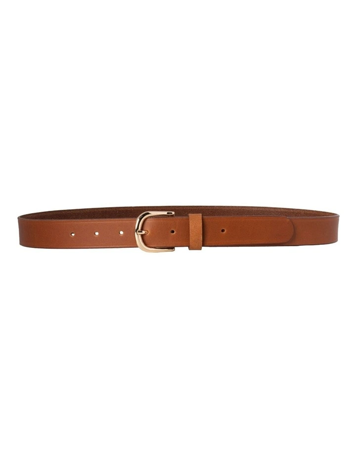 Piper Adelaide Leather Belt In Tan MYER