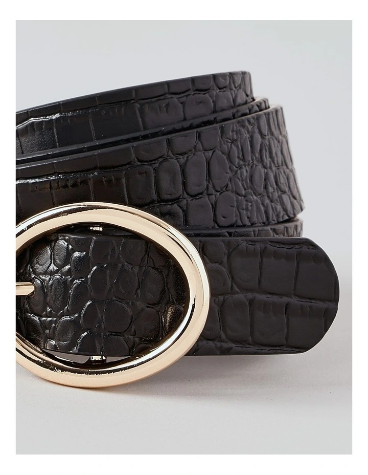 Paris Belt in Black image 3