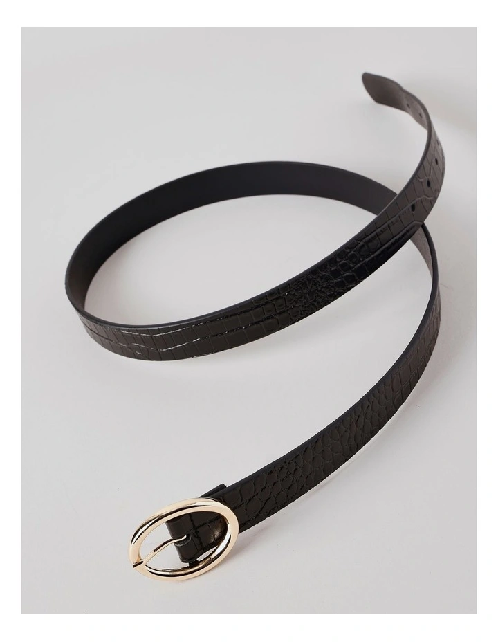 Paris Belt in Black image 5