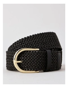 Weave Belt in Black