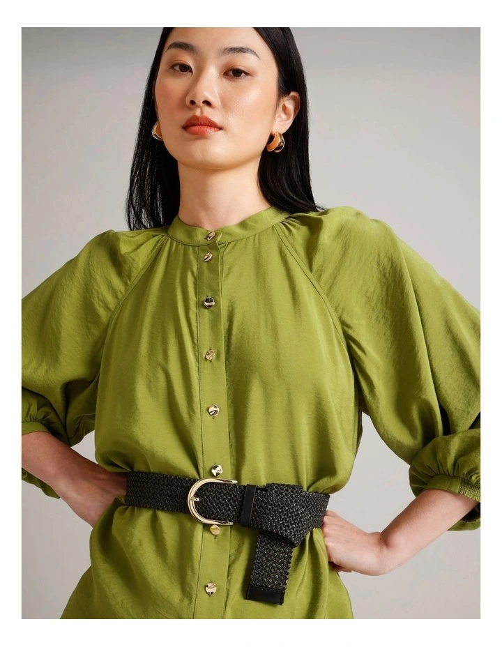 Weave Belt in Black image 2