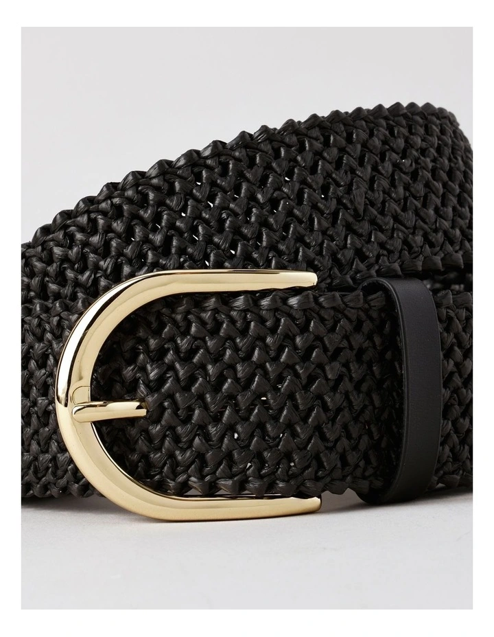 Weave Belt in Black image 5