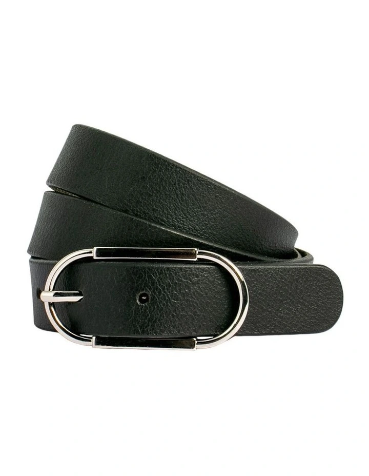 Parkville Leather Belt in Black image 1