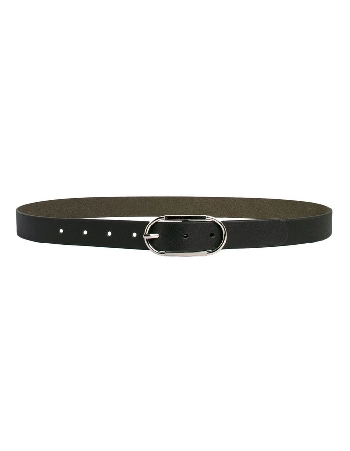 Parkville Leather Belt in Black image 3