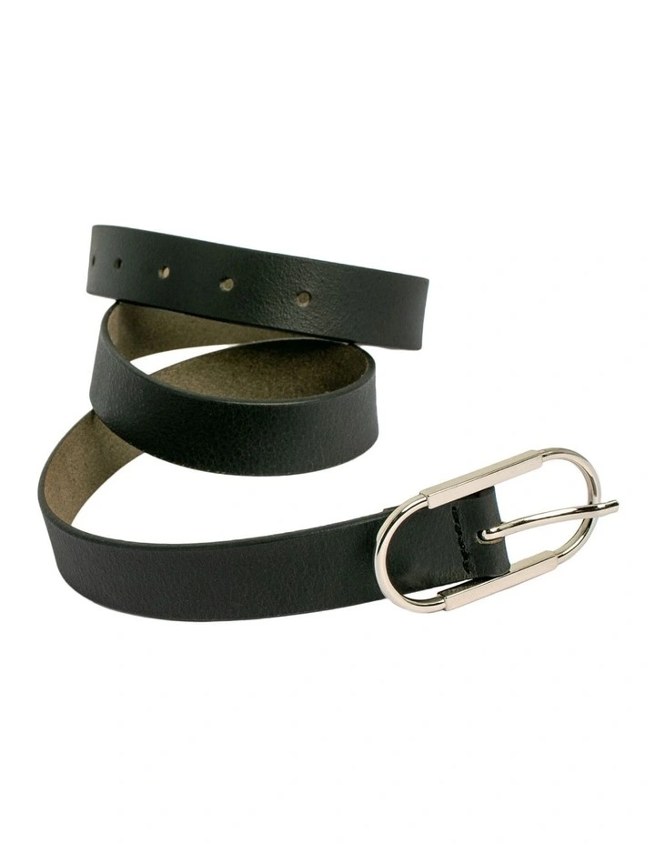 Parkville Leather Belt in Black image 4