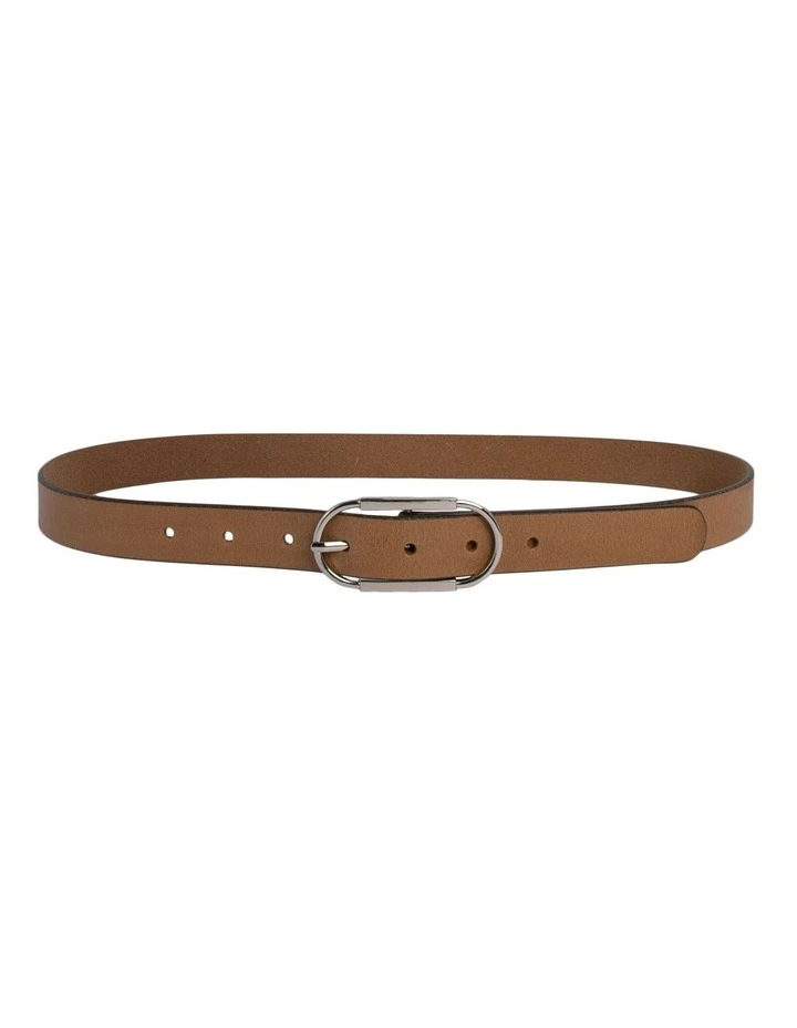 Parkville Leather Belt in Natural image 3