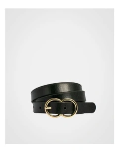 Brooke Leather Belt in Black
