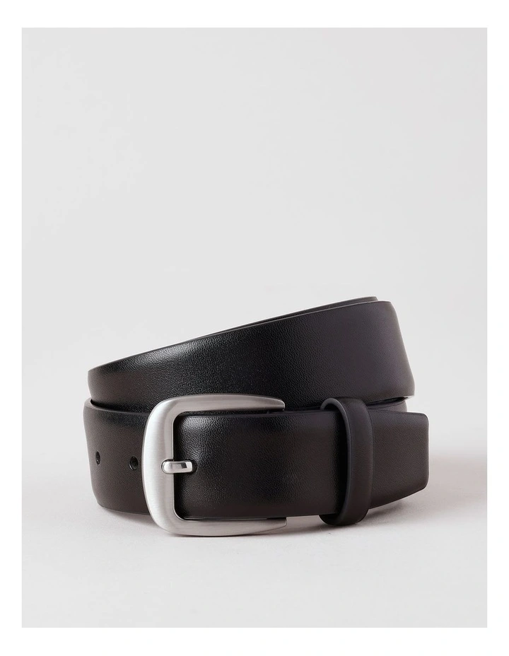 Nara Leather Belt in Black image 1