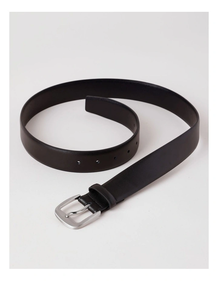 Nara Leather Belt in Black image 5