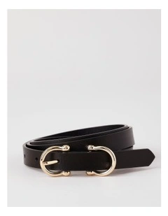 Eve Leather Belt in Black