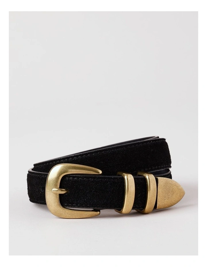 Ava Belt in Black image 1