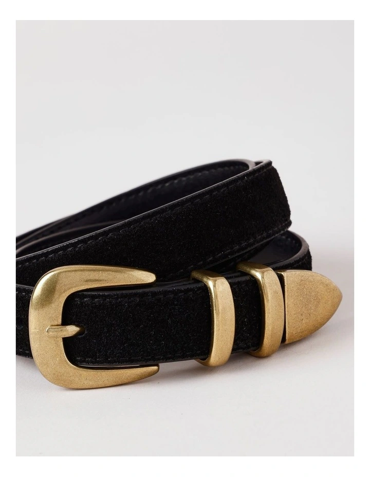 Ava Belt in Black image 2