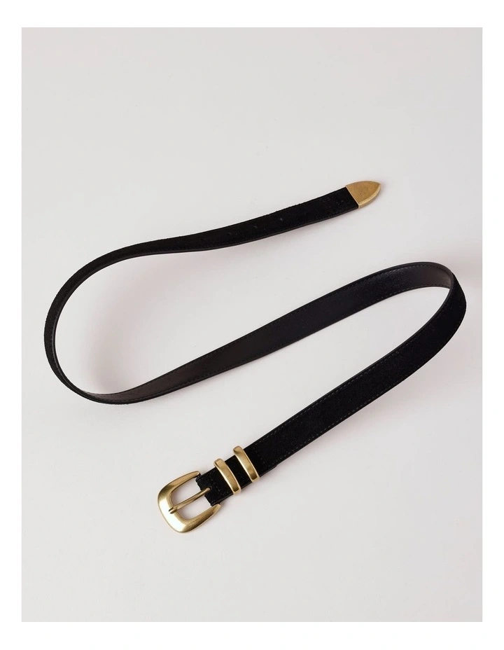 Ava Belt in Black image 3