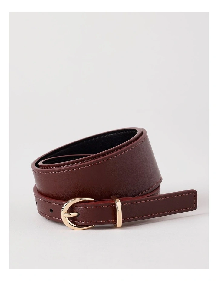Neve Belt in Burgundy image 3