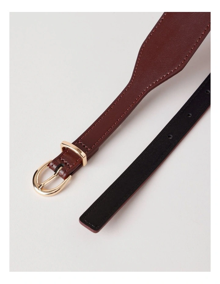 Neve Belt in Burgundy image 5