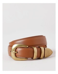 Ava Belt in Tan
