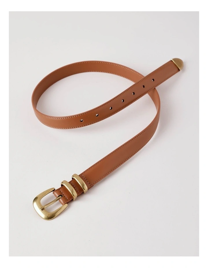 Ava Belt in Tan image 5