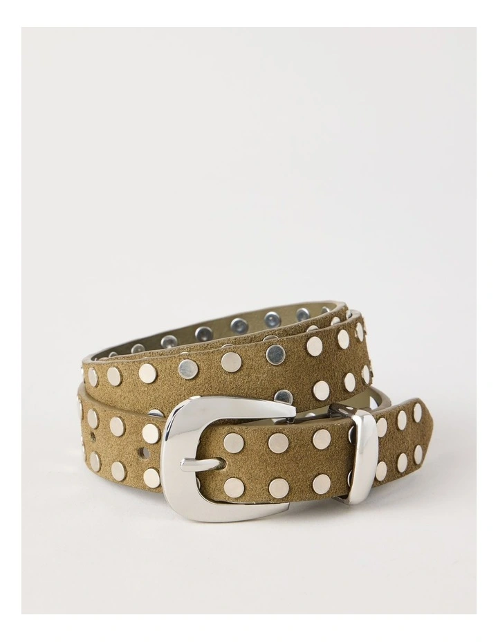 Cara Belt in Olive image 1