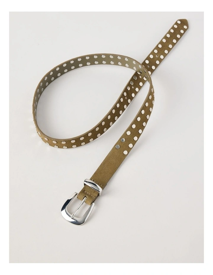 Cara Belt in Olive image 2