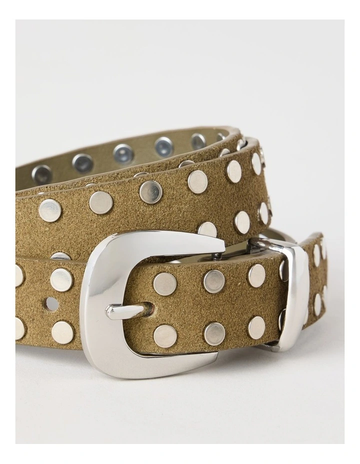 Cara Belt in Olive image 3