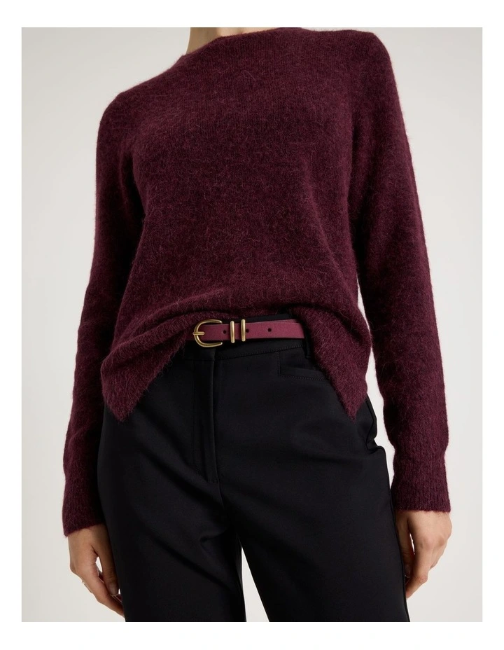 Ivy Belt in Plum image 2