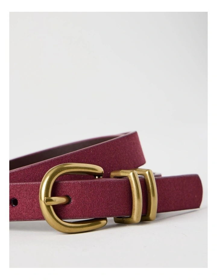 Ivy Belt in Plum image 5