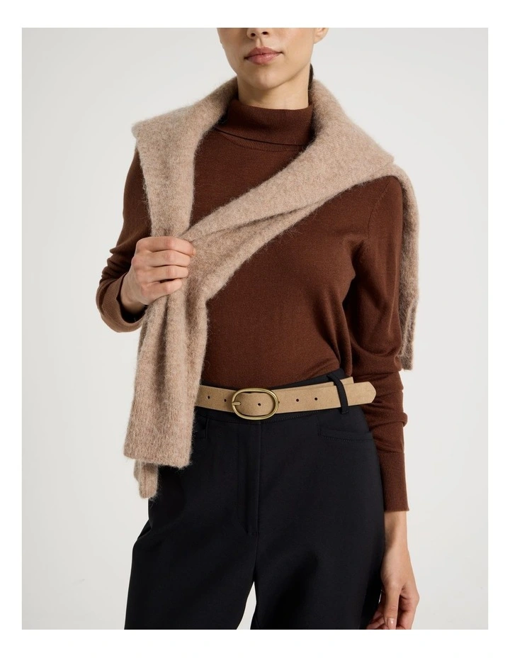 Eliza Belt in Taupe image 2