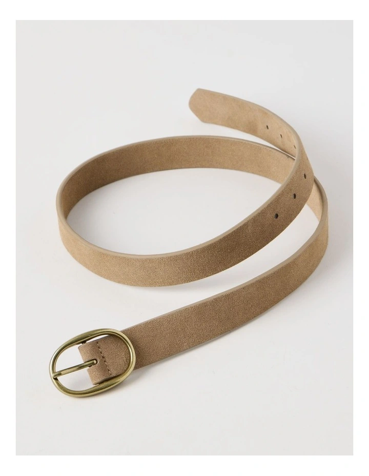 Eliza Belt in Taupe image 3