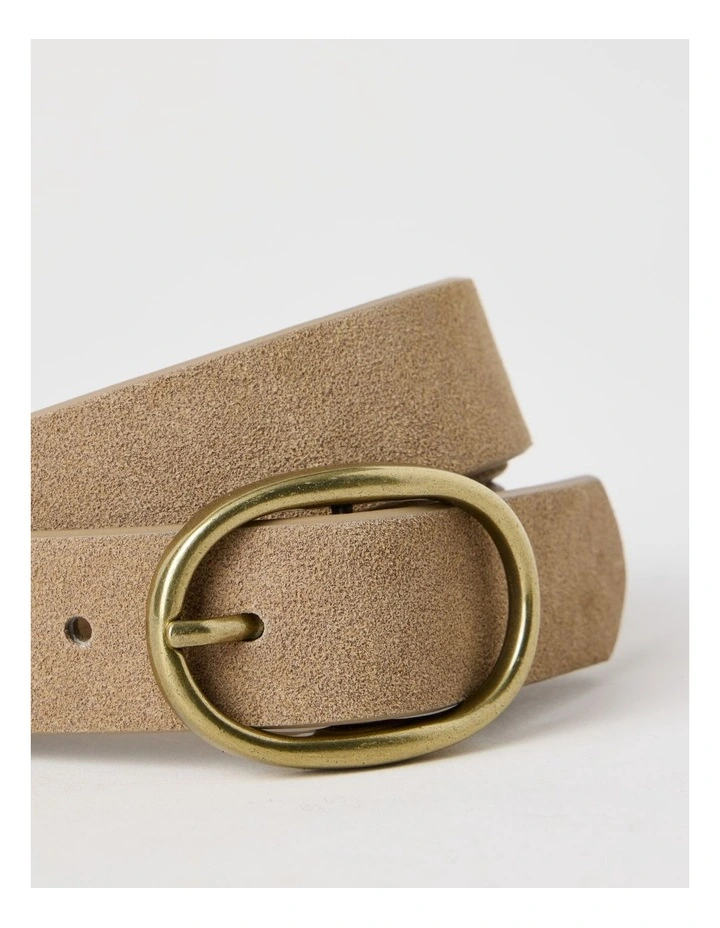 Eliza Belt in Taupe image 3