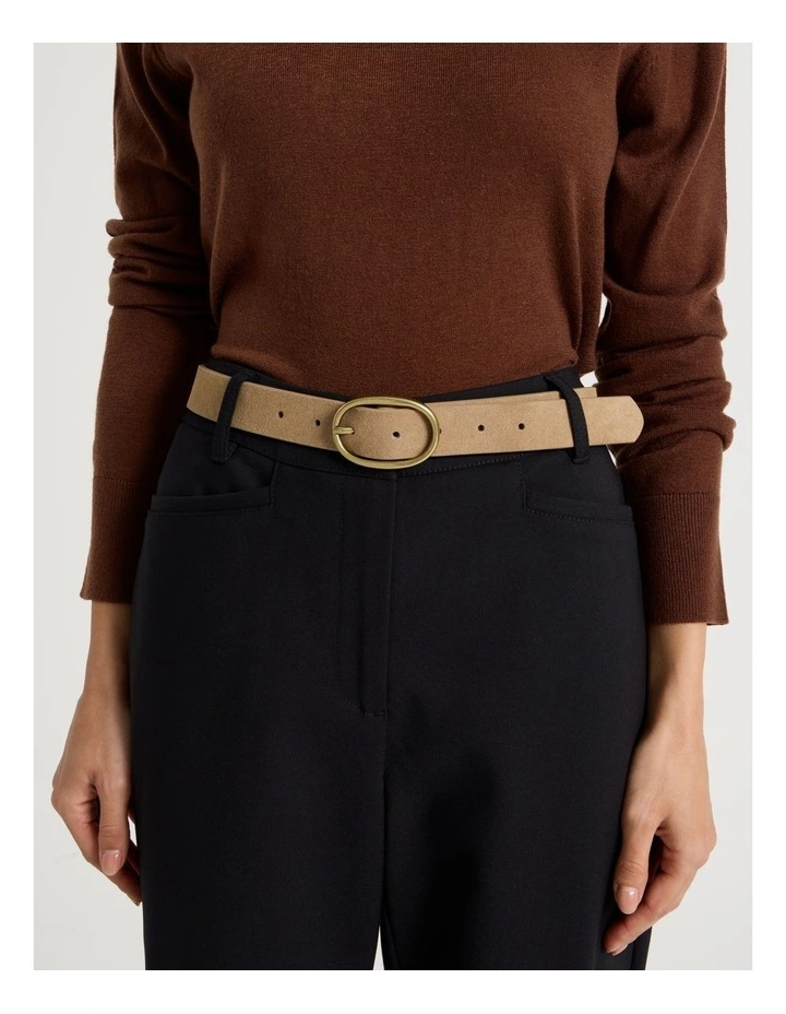 Eliza Belt in Taupe image 4